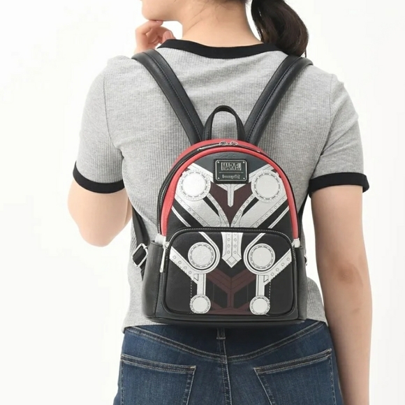 Disney Parks MARVEL Thor Love and Thunder Loungefly Mini Backpack NWT. - Picture 7 of 10
